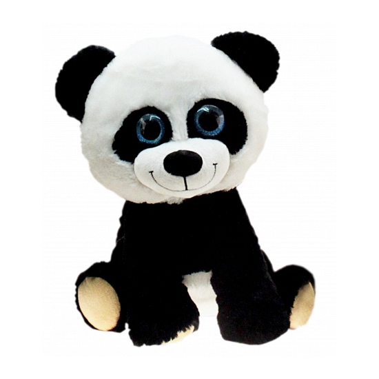 Pluche pandabeer knuffel zittend 30 cm