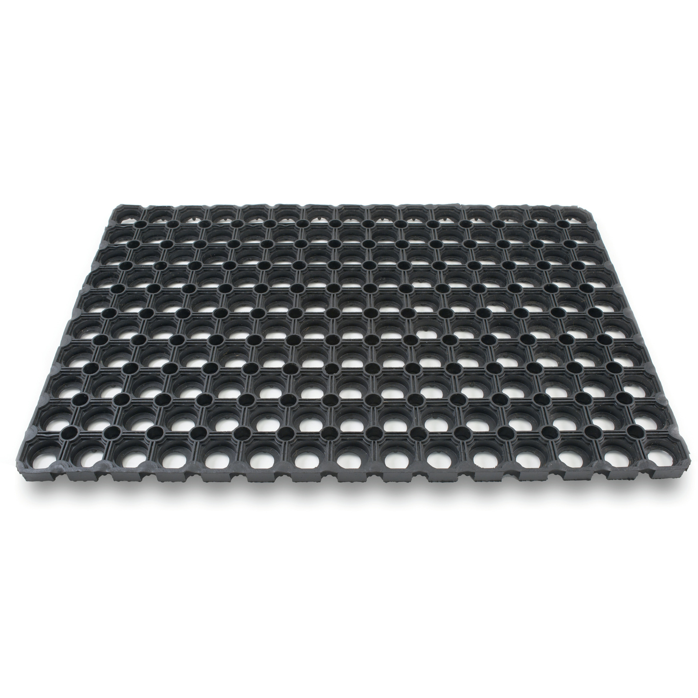 1x Deurmatten-schoonloopmatten van rubber 40 x 60 cm