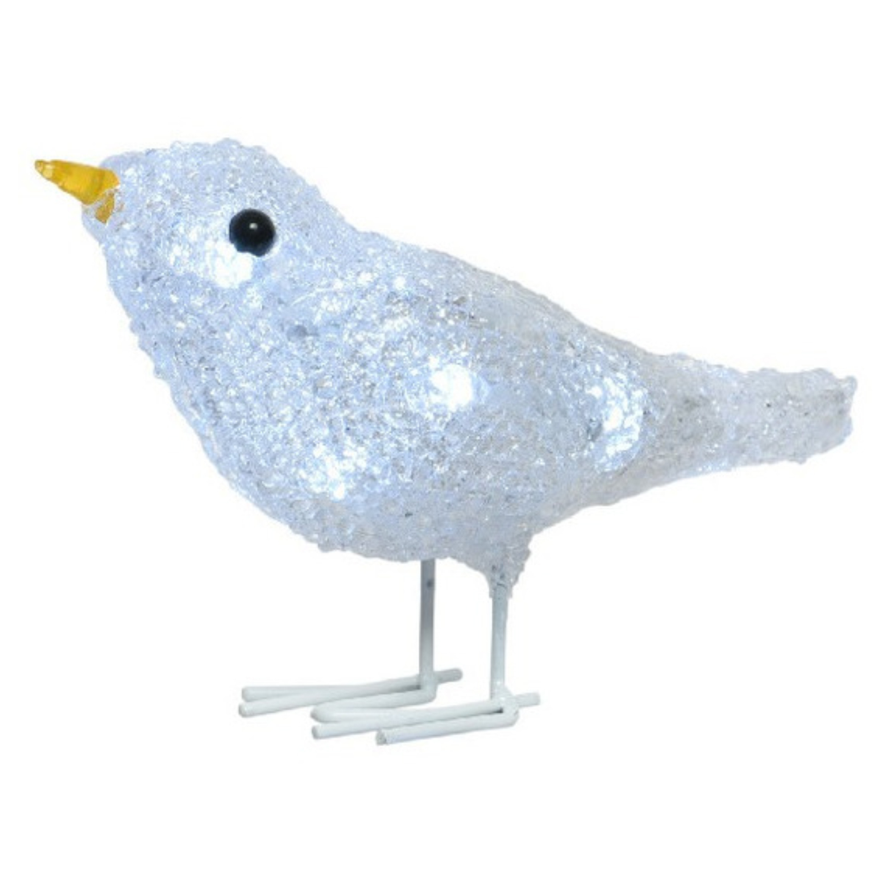 1x LED acryl figuren vogel 16 cm