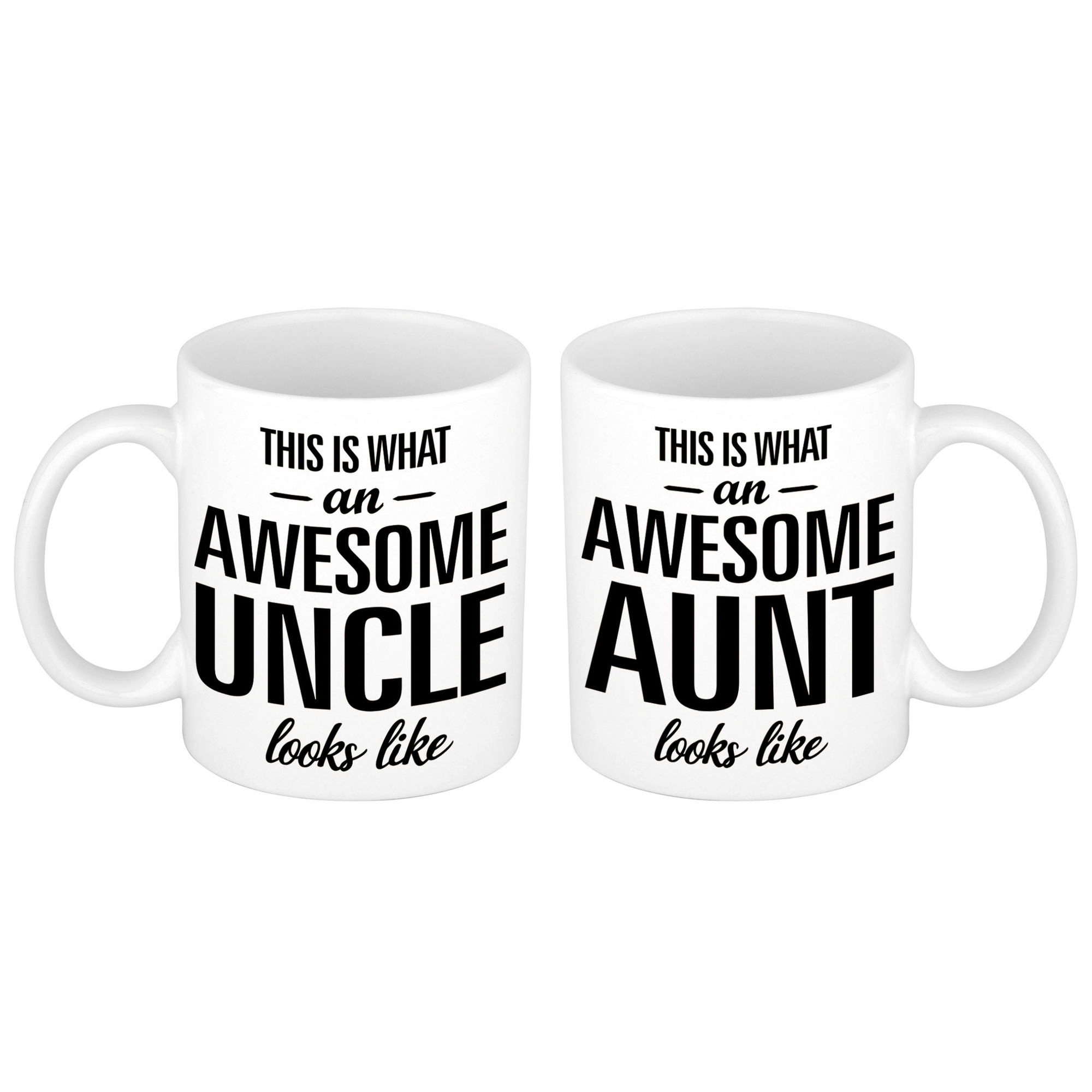 Awesome Aunt en Uncle looks like mok Cadeau Oom en Tante