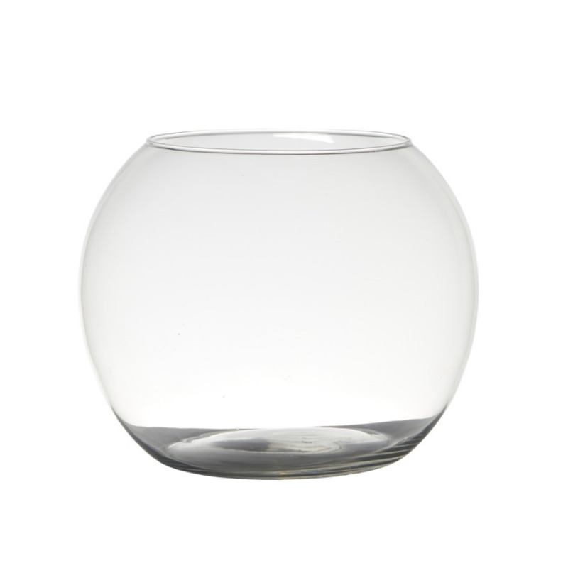 Bol vaas-terrarium vaas D25 x H20 cm glas transparant