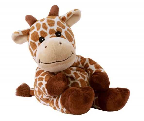 Bruine giraffes heatpack-coldpack knuffels 35 cm knuffeldieren