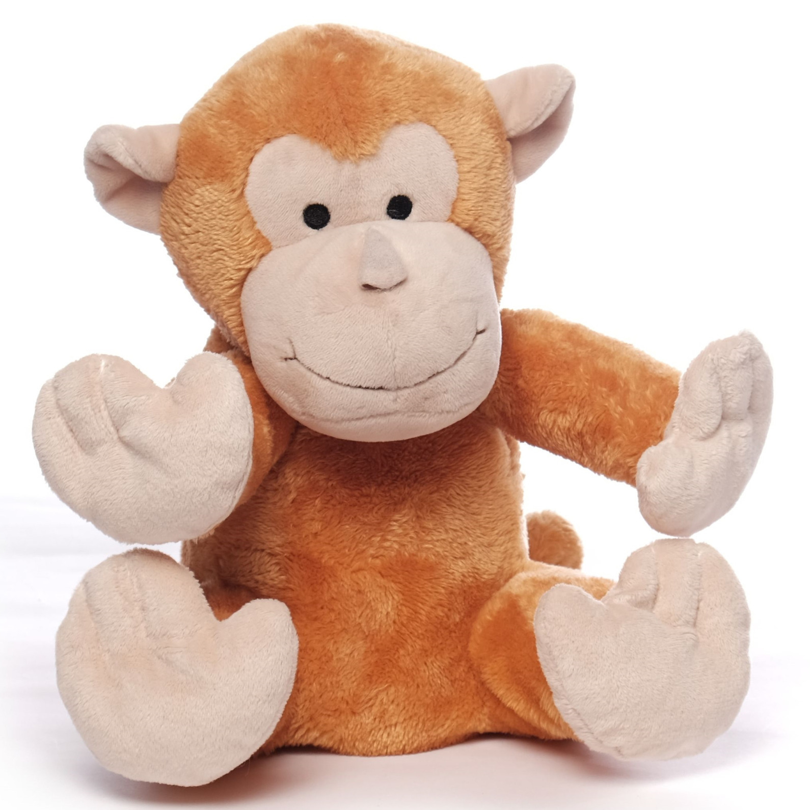 Bruine orang oetan heatpack-coldpack knuffels 26 cm knuffeldieren