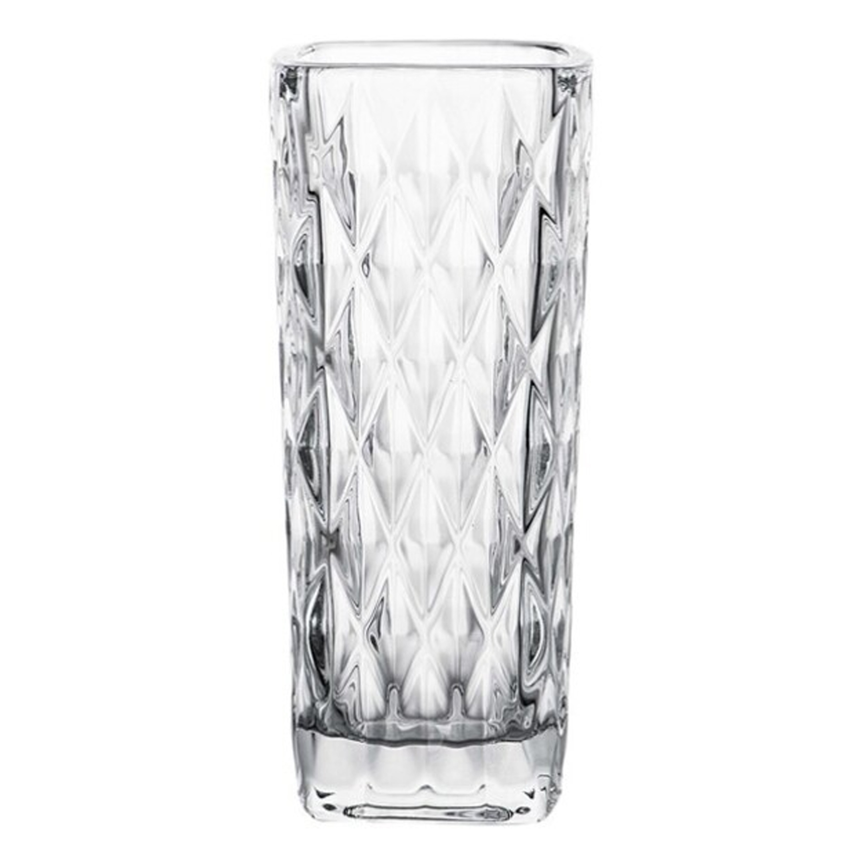 Gerimport Bloemenvaasje voor kleine stelen-boeketten helder glas D6 x H15 cm