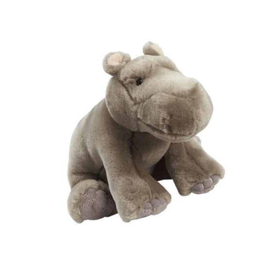 Grijze nijlpaard 18 cm knuffel