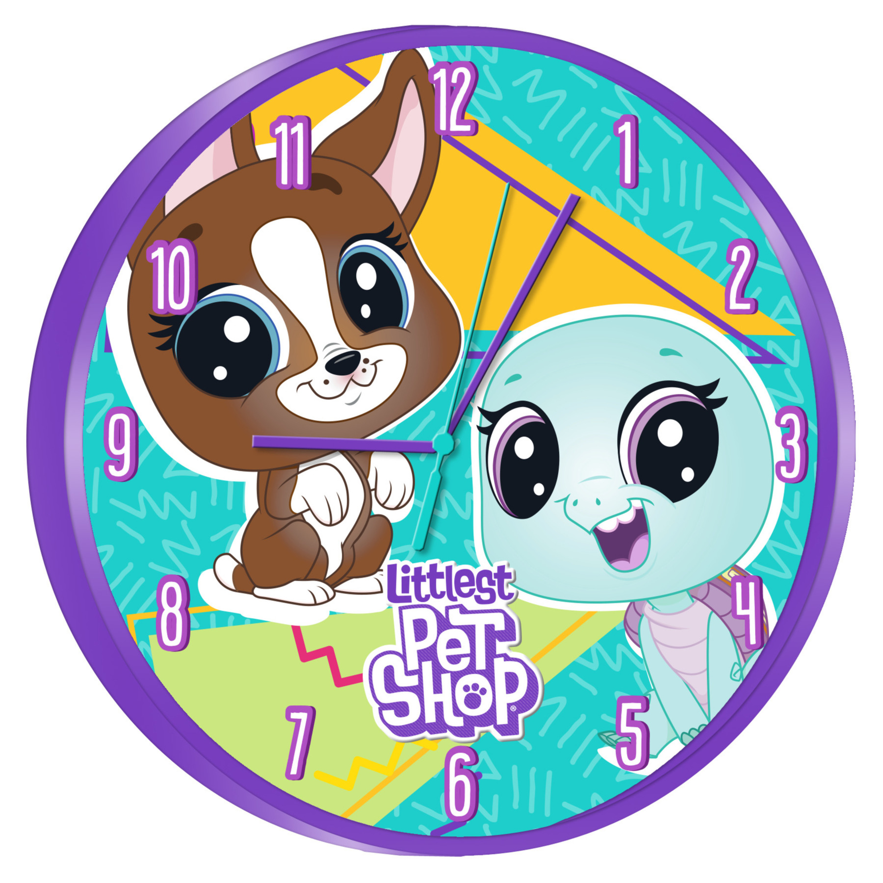 Paarse klok van Littlest Pet Shop voor kinderen 25 cm