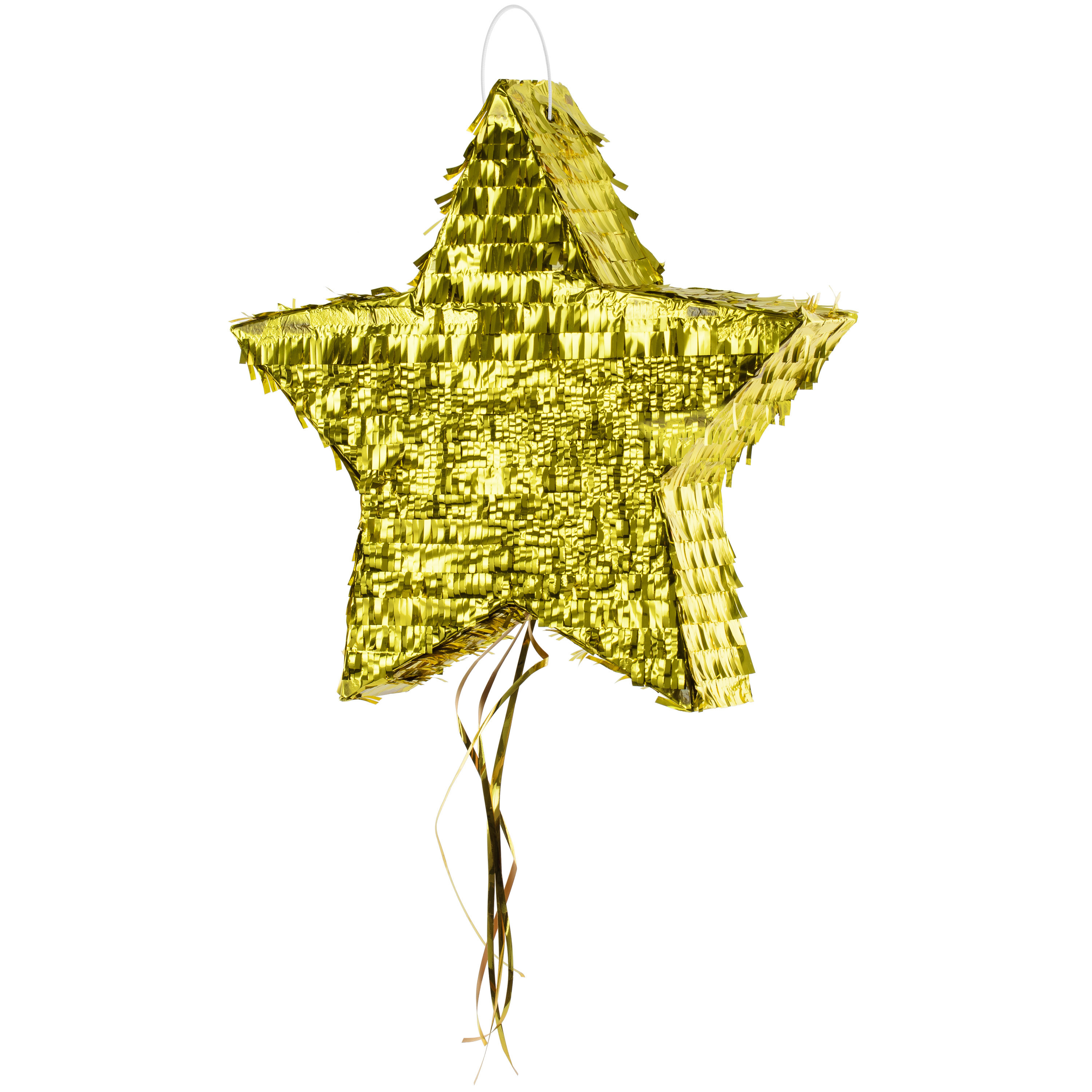 PartyDeco Pinata ster goud papier 44 x 42 cm Feestartikelen verjaardag