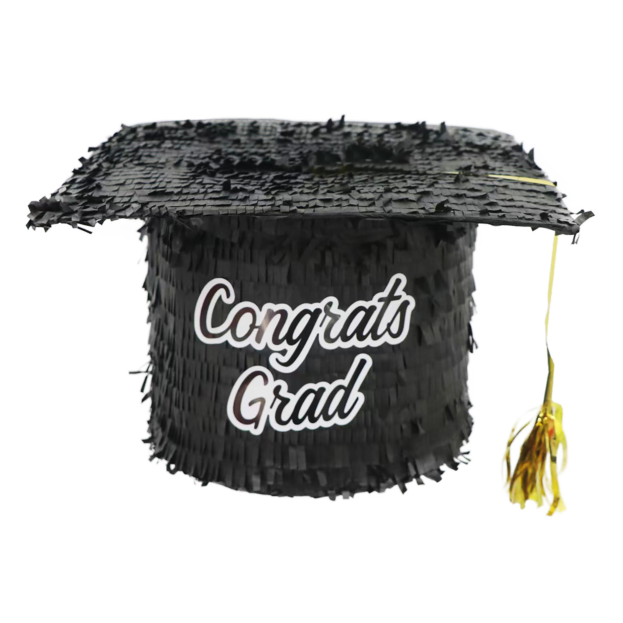 Pinata van papier Geslaagd-graduation hoedje thema 28 x 29 x 15 cm Geslaagd-Diploma gehaald