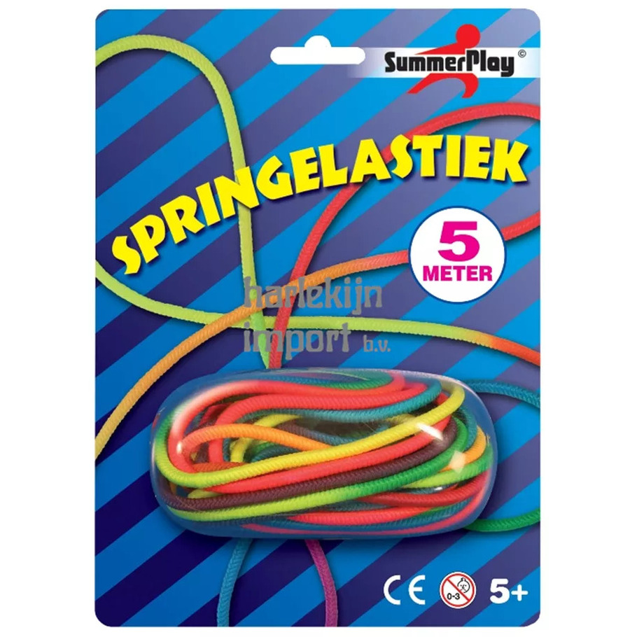 Summerplay Springelastiek - regenboog - 5 meter - speelgoed