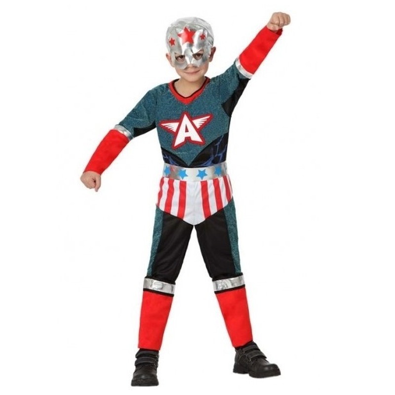 Superhelden USA pak voor jongens