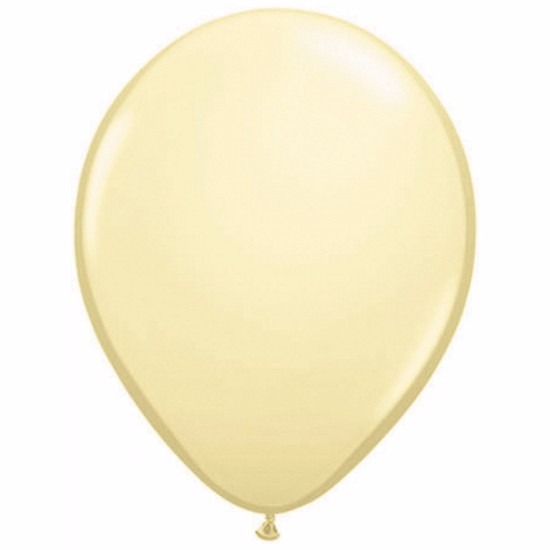Voordelige ivoren ballonnen 10 stuks