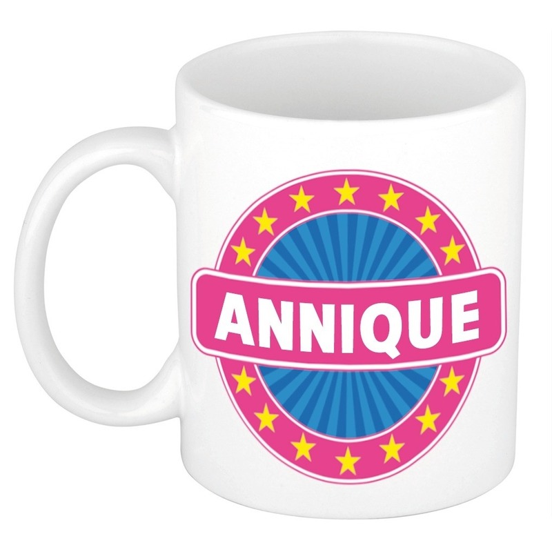 Voornaam Annique koffie-thee mok of beker
