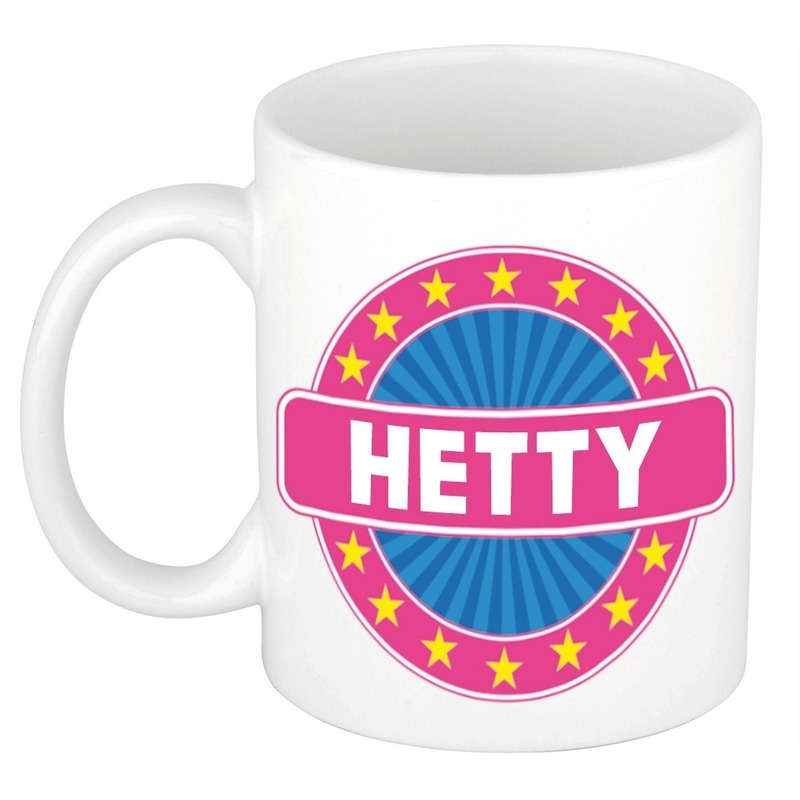 Voornaam Hetty koffie-thee mok of beker