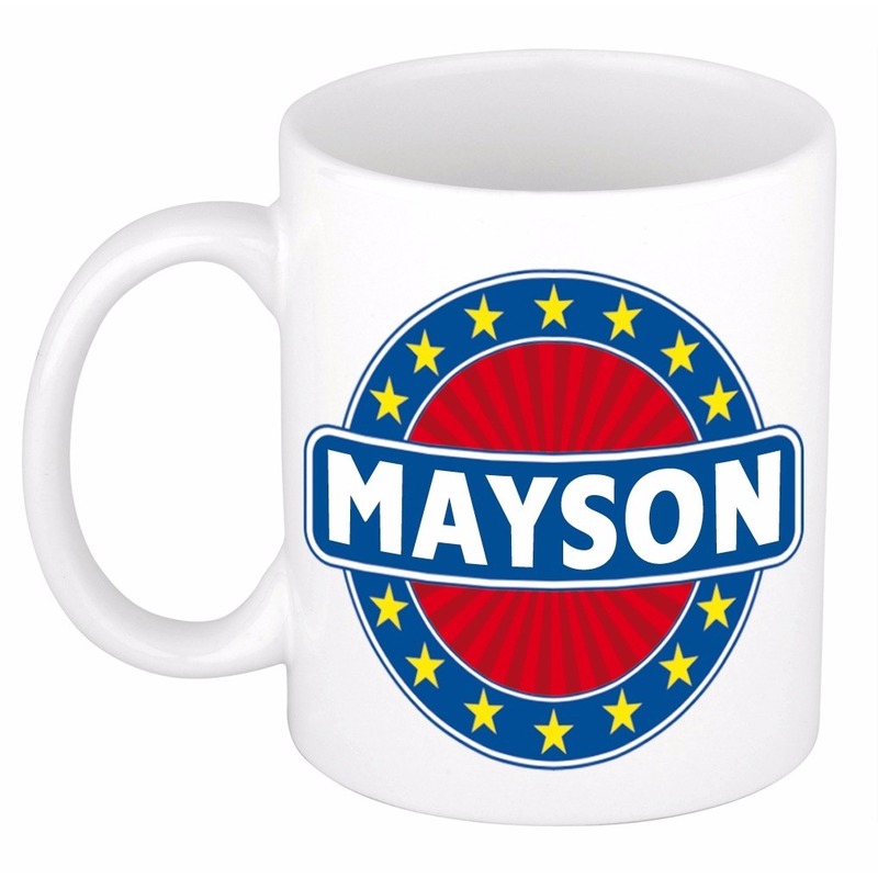 Voornaam Mayson koffie-thee mok of beker