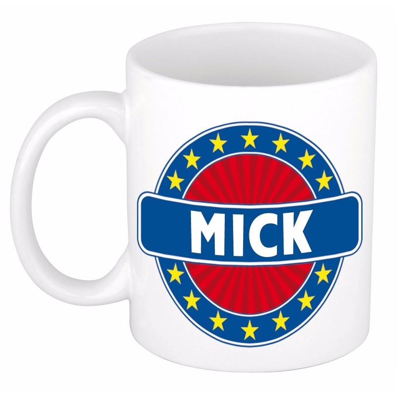 Voornaam Mick koffie-thee mok of beker