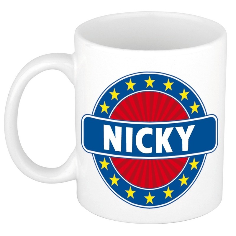 Voornaam Nicky koffie-thee mok of beker