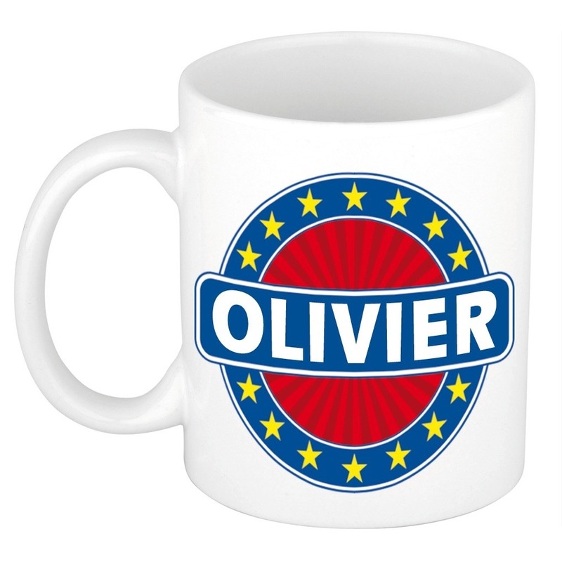 Voornaam Olivier koffie-thee mok of beker