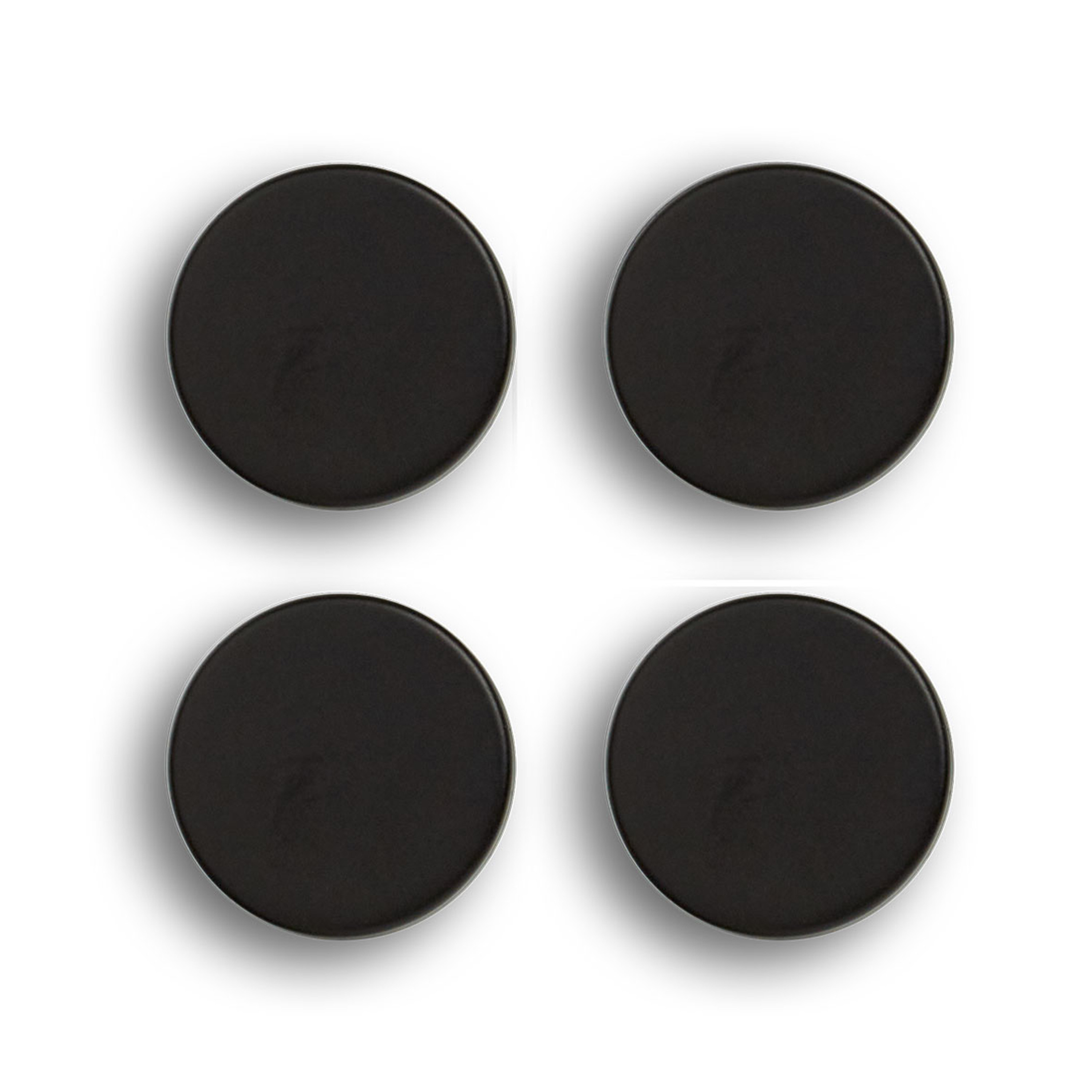 Zeller Zeller whiteboard-koelkast magneten extra sterk 4x mat zwart