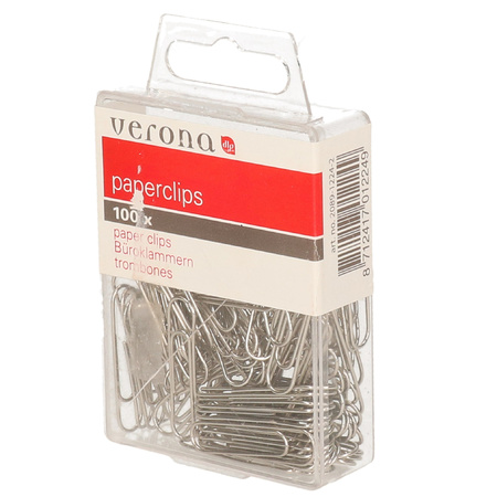 100x pieces Paperclips 32 mm