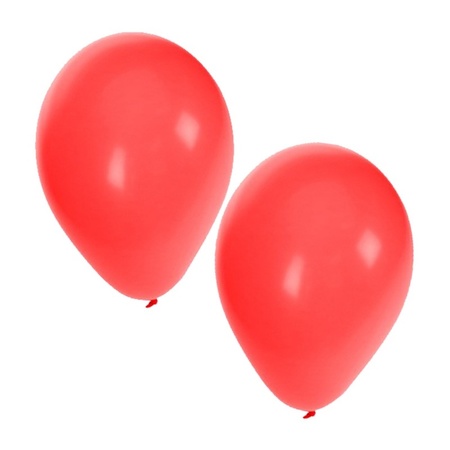50x balloons red and blue