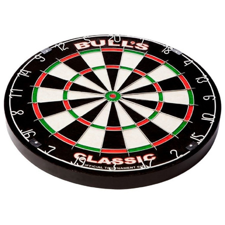 Dartboard Bulls The Classic with 2 sets of darts 22 grams