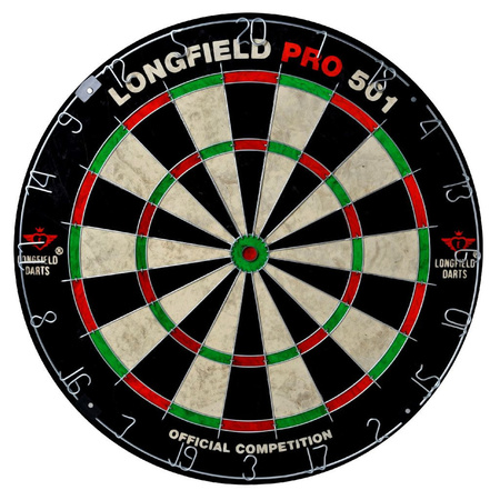 Dartboard Longfield pro 45,5 cm with 3x barrels