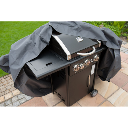 Grey cover for gas barbecue 165 x  63 x 90 cm