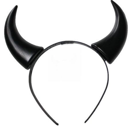 Black devil ears with plastic finish