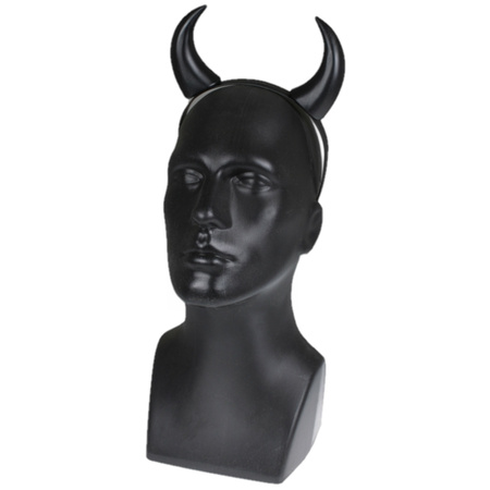 Black devil ears with plastic finish