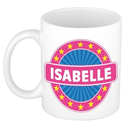 Voornaam Isabelle koffie/thee mok of beker
