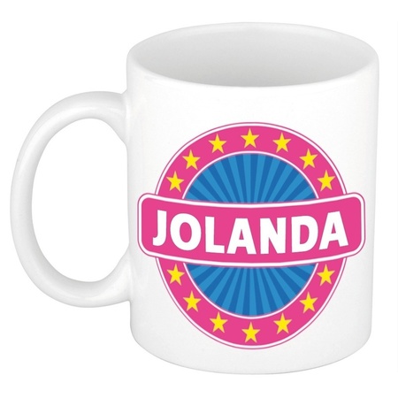 Voornaam Jolanda koffie/thee mok of beker