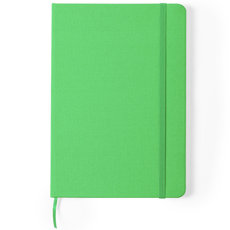 Luxury notebook green elastic A5