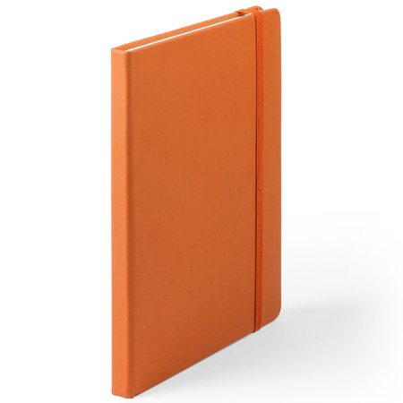 Luxury notebook orange elastic A5