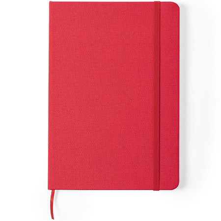 Luxury notebook red elastic A5