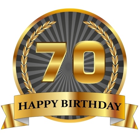 Happy birthday mok / beker 70 jaar