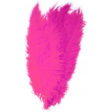 Pete fuchsia pink ostrisch feathers 50 cm