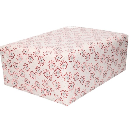Valentine wrapping paper heart print 70 x200 cm