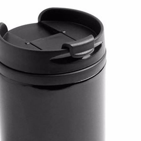 Warm cup metallic black 300 ml